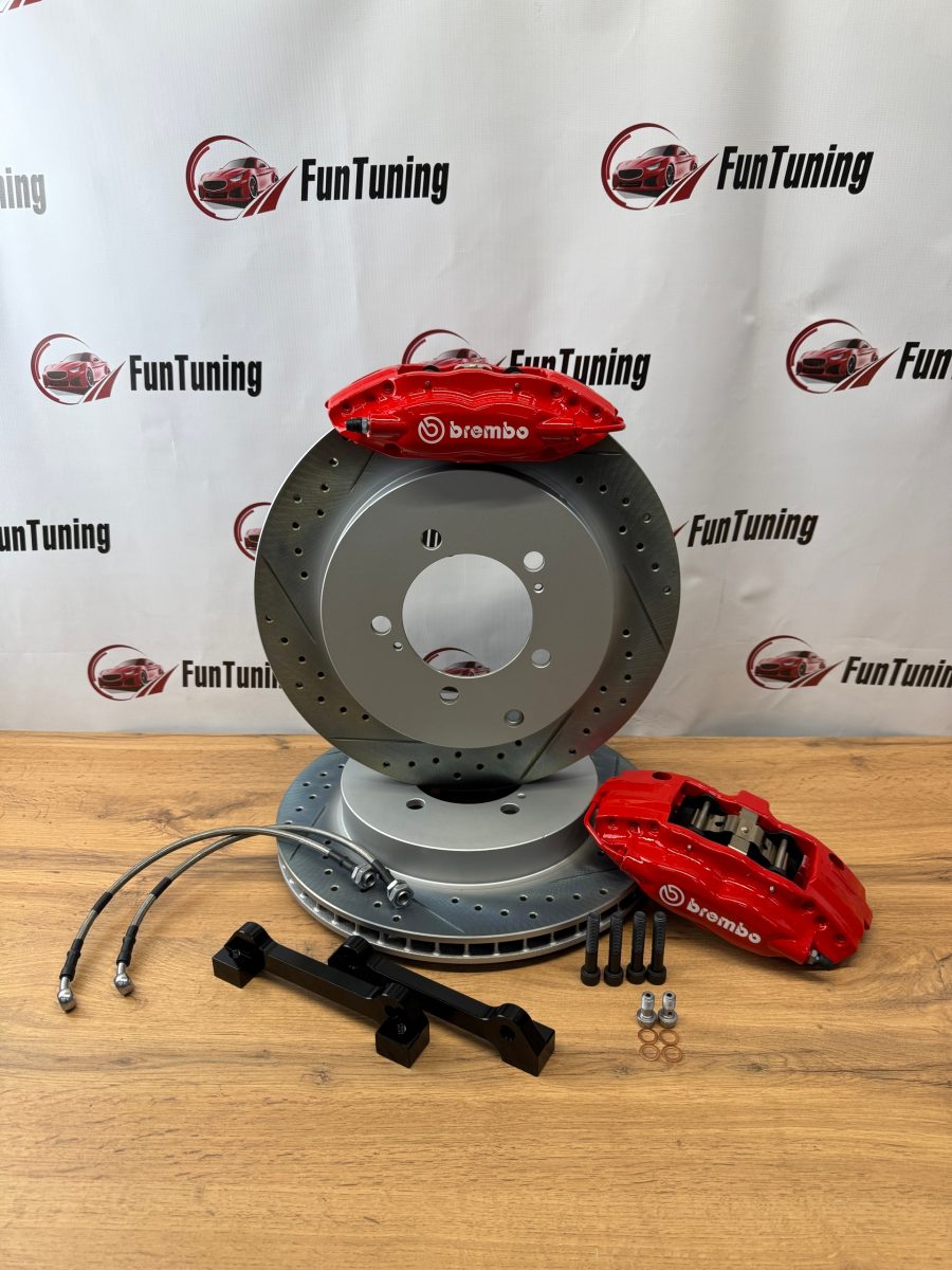 Усиленная тормозная система на Toyota Land Cruiser 200, задняя ось…