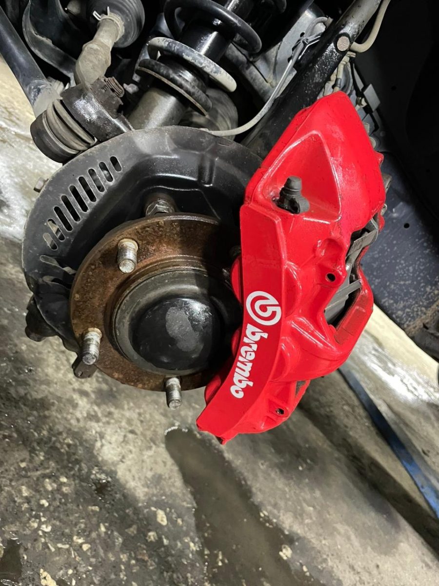 Замена полотна изношенного диска 405мм, так же замена колодок…