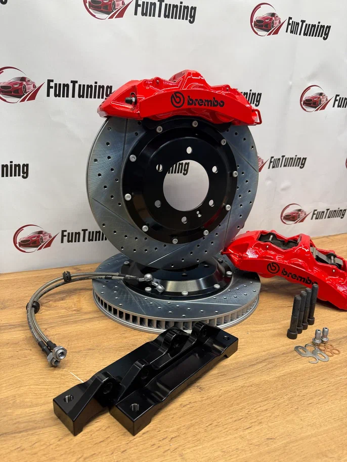 Brembo F40, диски 380 мм с электроприводом для электроручника на автомобиль Haval H9, задняя ось