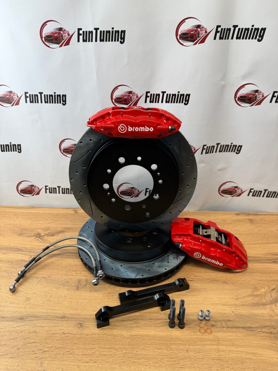 Усиленная тормозная система на Toyota Land Cruiser 200, задняя ось…