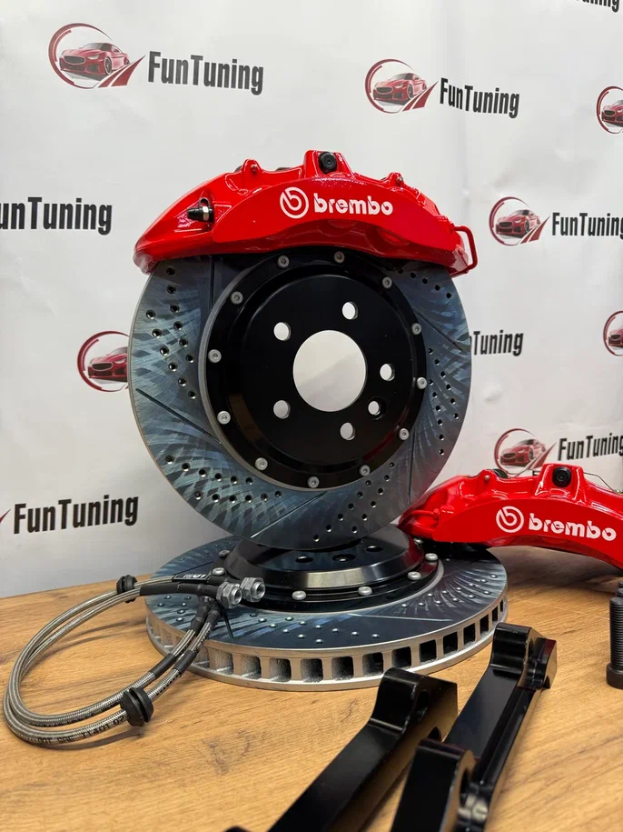 Brembo GT6, диски 355мм на автомобиль Volkswagen Multivan на переднюю ось