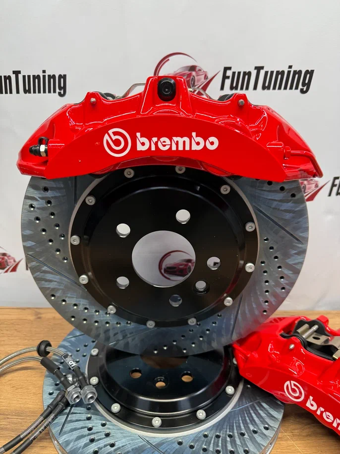 Brembo GT6, диски 355мм на автомобиль Volkswagen Multivan на переднюю ось — изображение 5