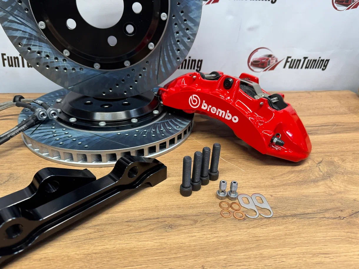 Brembo GT6, диски 355мм на автомобиль Volkswagen Multivan на переднюю ось — изображение 8