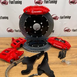 Тормозная система Brembo F40, диски 355 мм с дополнительным приводом для ручника на автомобиль Volkswagen Multivan на заднюю ось