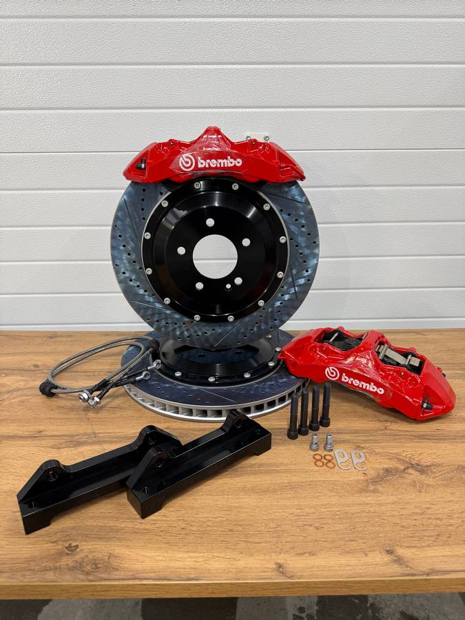 Тормозная система Brembo GT6, диски 405мм на автомобиль Mercedes Benz G500 на переднюю ось — изображение 11