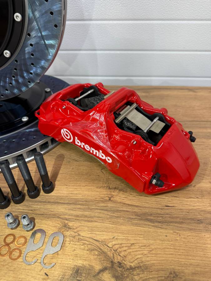 Тормозная система Brembo GT6, диски 405мм на автомобиль Mercedes Benz G500 на переднюю ось — изображение 9