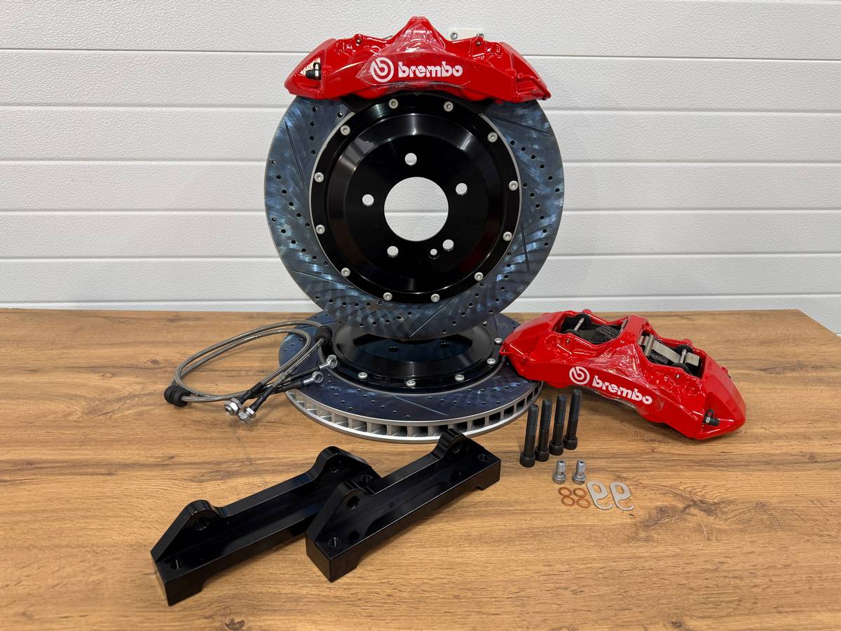 Тормозная система Brembo GT6, диски 405мм на автомобиль Mercedes Benz G500 на переднюю ось — изображение 4