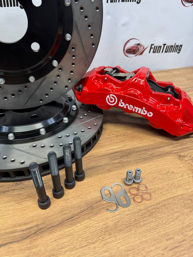 Тормозная система Brembo GT6, диски 355 мм на автомобиль Honda Legend, передняя ось — изображение 6