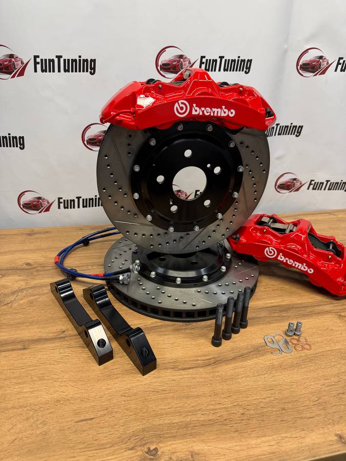 Тормозная система Brembo GT6, диски 355 мм на автомобиль Honda Legend, передняя ось — изображение 5