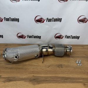 Даунпайп для двигателя BMW B48 для автомобилей BMW в кузовах G20, G21, G22, G30, G31, G32, G01