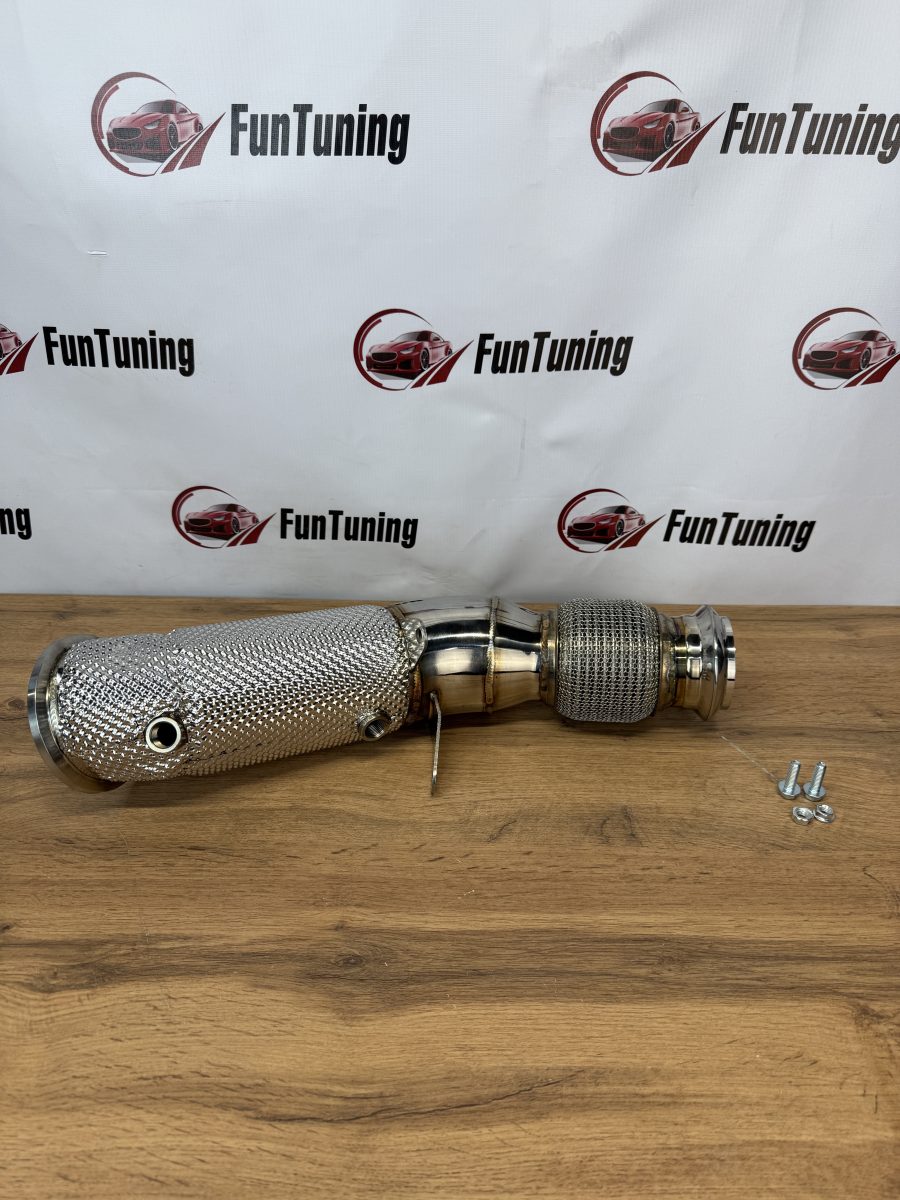 Даунпайп для двигателя BMW B48 для автомобилей BMW в кузовах G20, G21, G22, G30, G31, G32, G01