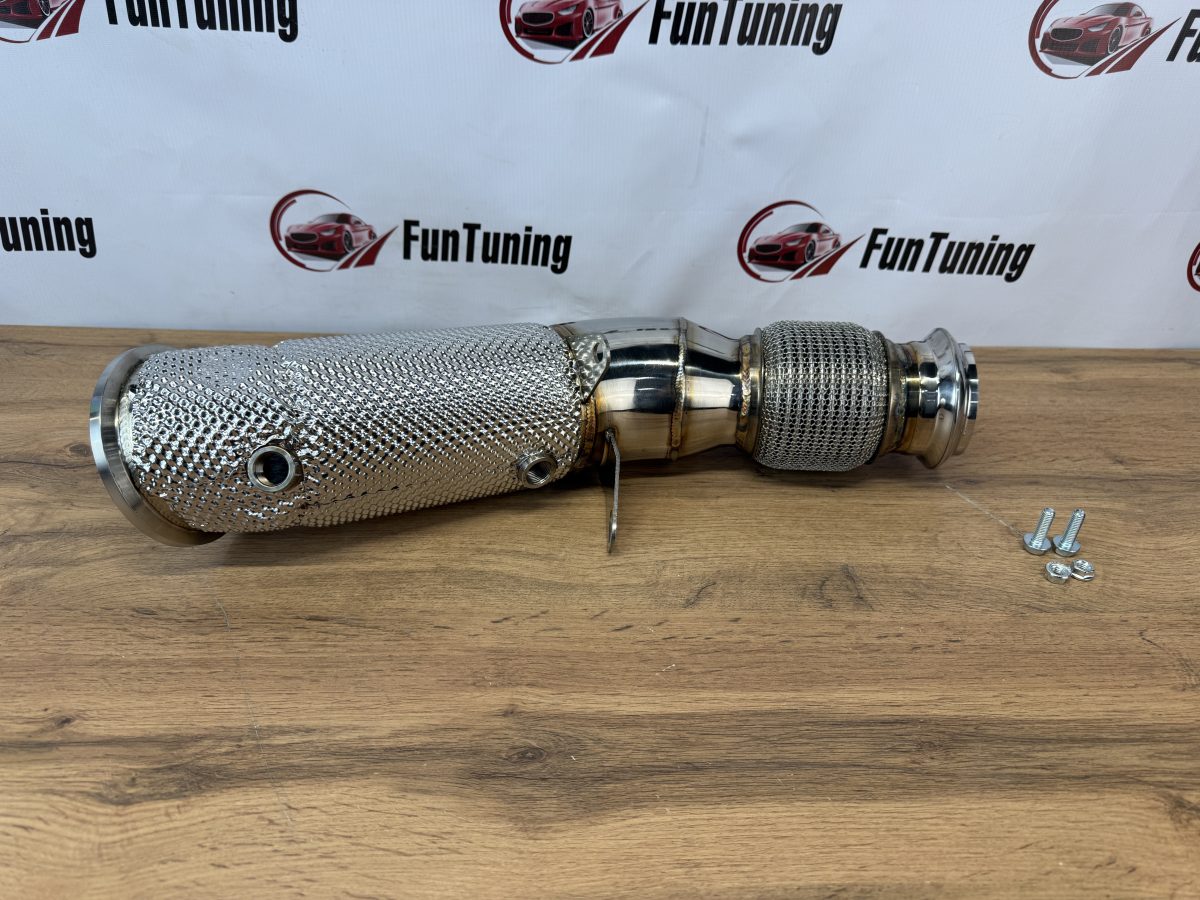 Даунпайп для двигателя BMW B48 для автомобилей BMW в кузовах G20, G21, G22, G30, G31, G32, G01 — изображение 4