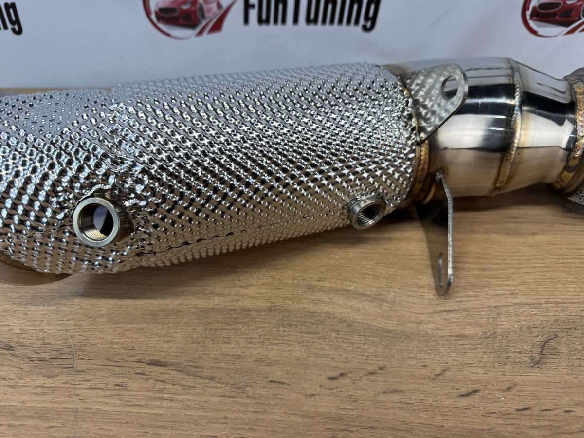 Даунпайп для двигателя BMW B48 для автомобилей BMW в кузовах G20, G21, G22, G30, G31, G32, G01 — изображение 3