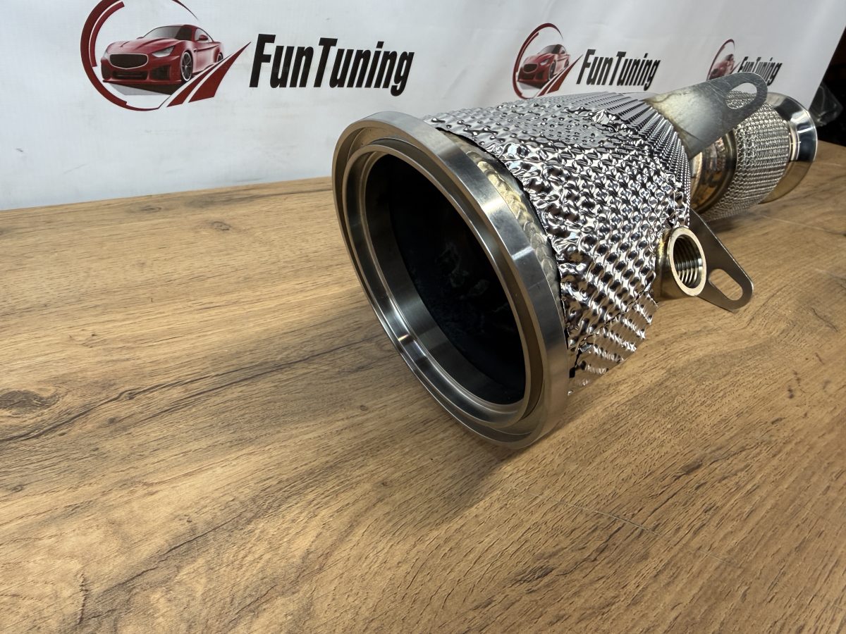 Даунпайп для двигателя BMW B48 для автомобилей BMW в кузовах G20, G21, G22, G30, G31, G32, G01 — изображение 2