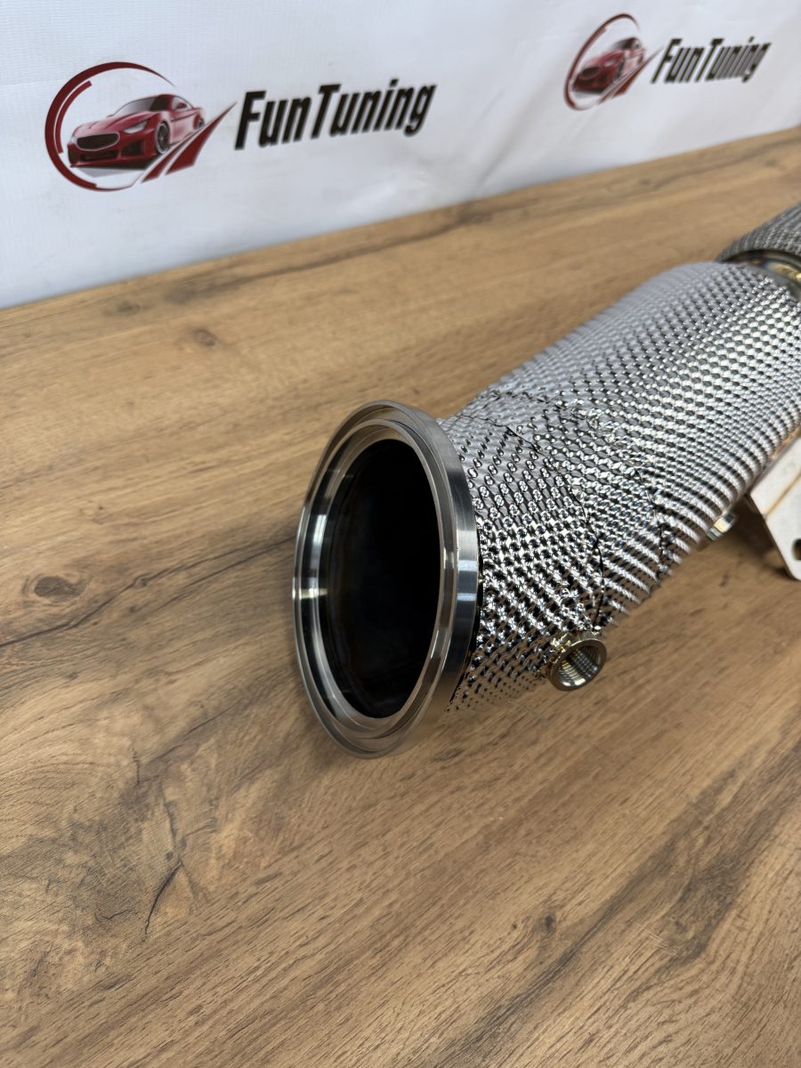 Даунпайп для двигателя BMW B58 для автомобилей BMW 240i, 340i, 440i, 540i, X3 40i, X5 40i — изображение 5