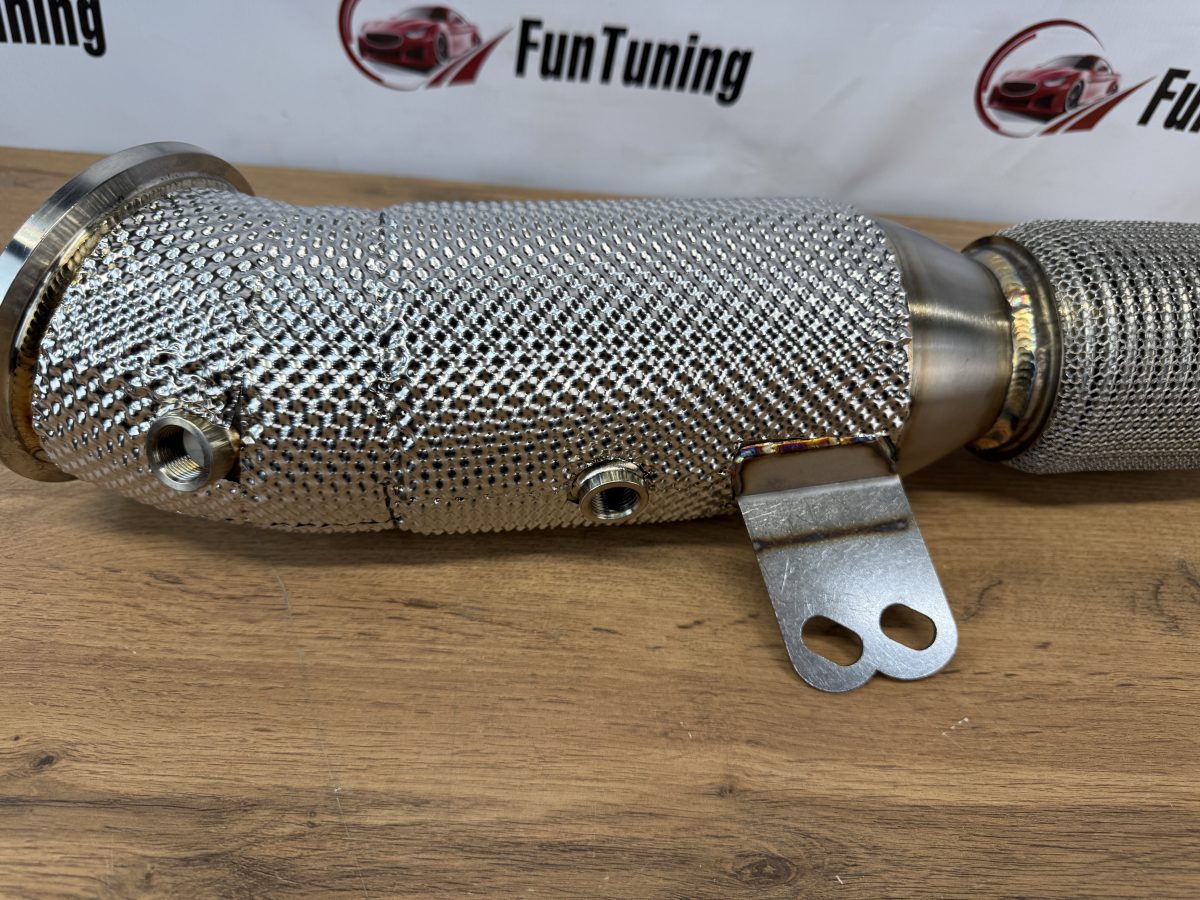 Даунпайп для двигателя BMW B58 для автомобилей BMW 240i, 340i, 440i, 540i, X3 40i, X5 40i — изображение 2