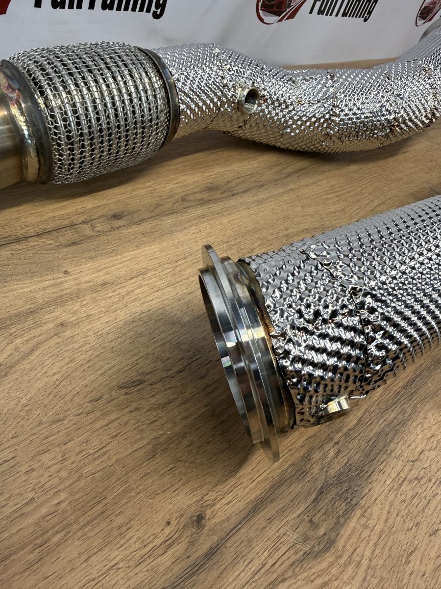 Даунпайп для двигателя BMW S58 для автомобилей BMW M3 G80 и BMW M4/M3 G82/G83 — изображение 8