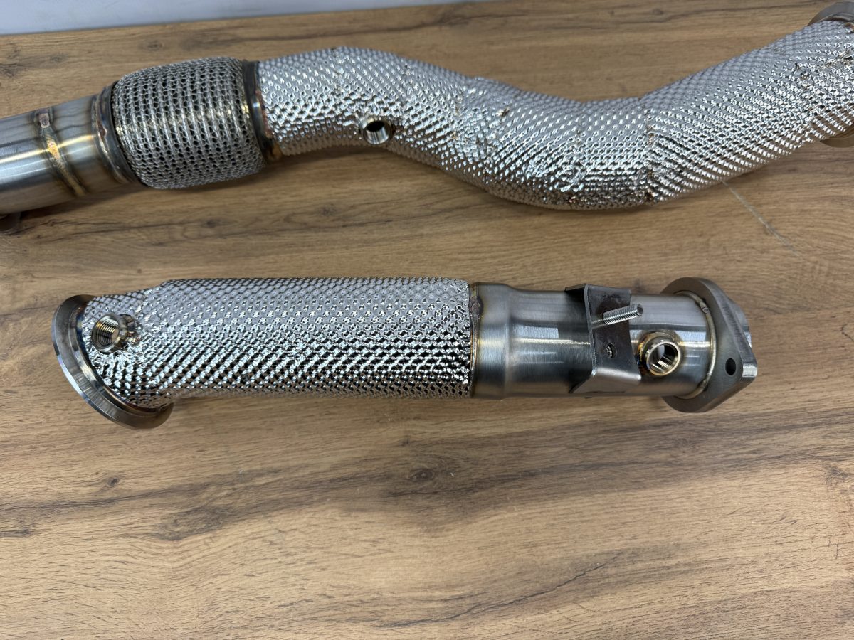 Даунпайп для двигателя BMW S58 для автомобилей BMW M3 G80 и BMW M4/M3 G82/G83 — изображение 5