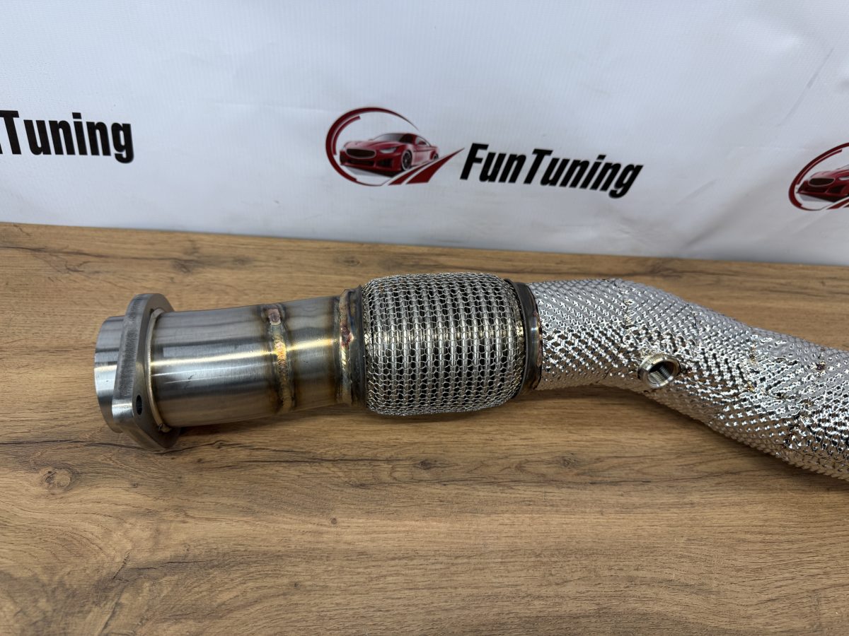 Даунпайп для двигателя BMW S58 для автомобилей BMW M3 G80 и BMW M4/M3 G82/G83 — изображение 3