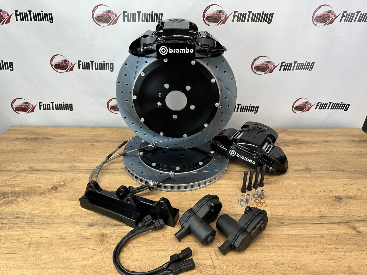 Тормозная система Brembo Mehatronic 4-х поршневая с дисками 400 мм на автомобиль Audi Q8, задняя ось