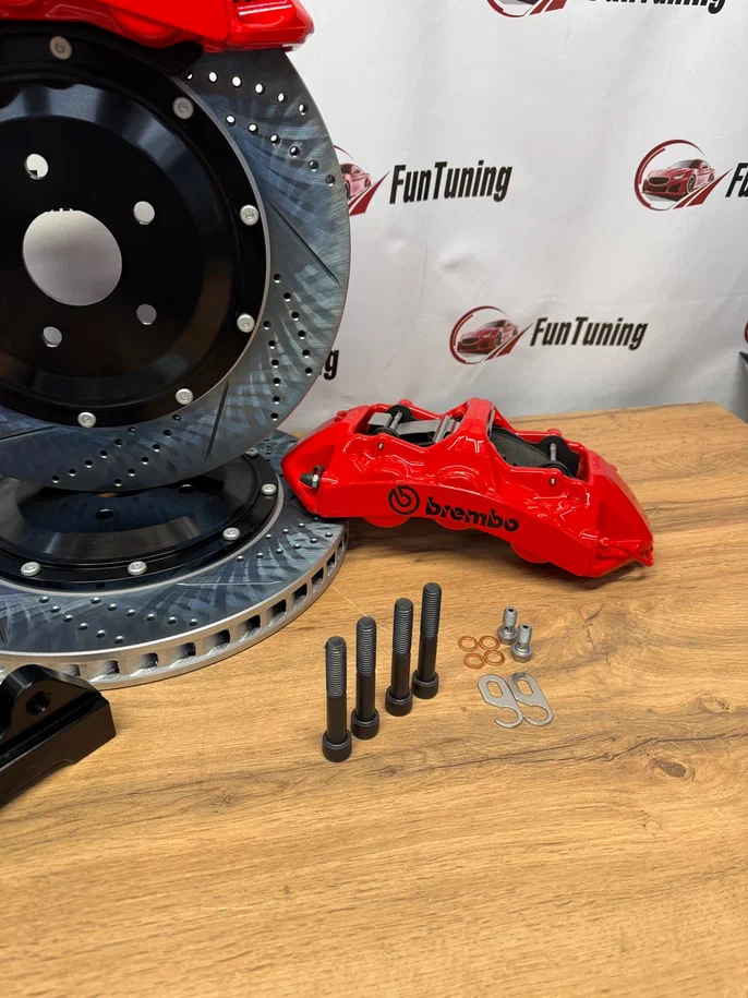 Brembo GT6, диски 380 мм на автомобиль Toyota Crown Kluger, передняя ось — изображение 7