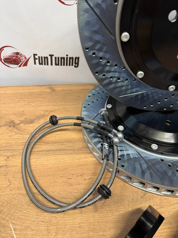 Brembo GT6, диски 380 мм на автомобиль Toyota Crown Kluger, передняя ось — изображение 5