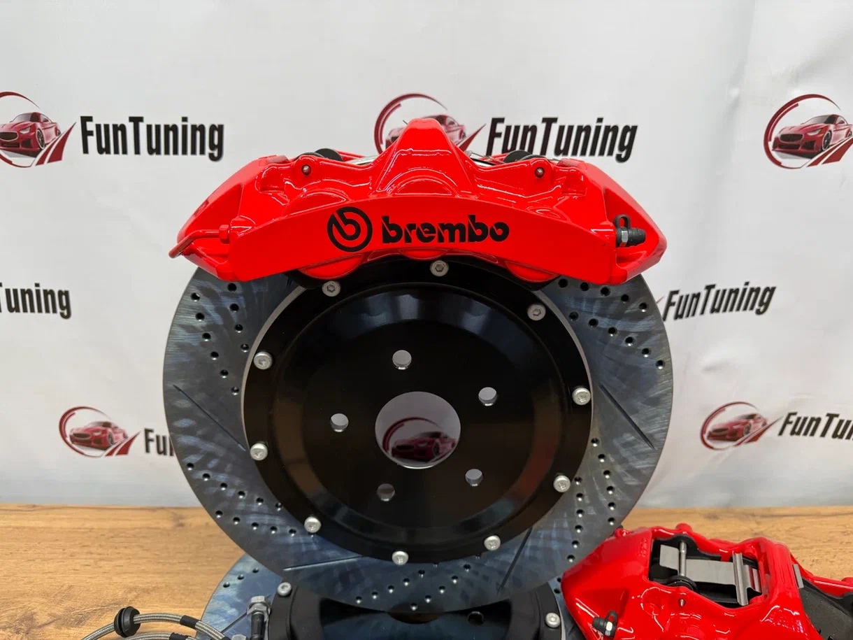 Brembo GT6, диски 380 мм на автомобиль Toyota Crown Kluger, передняя ось — изображение 3