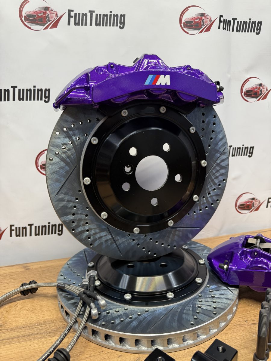 Усиленная тормозная система Brembo GT6, диски 405мм на автомобиль BMW 5 G30, передняя ось — изображение 5