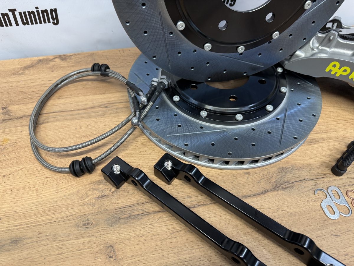 Тормозная система Brembo V6, диски 355 мм на автомобиль Mitsubishi Pajero, передняя ось — изображение 3